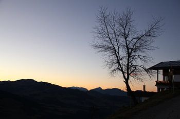 Oostenrijkse Zonsondergang