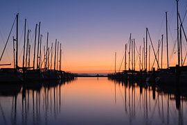 Sunrise in the harbour of Zeeland by LukeTigch