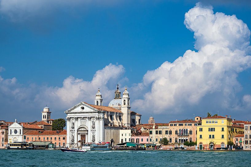 Blick auf die Kirche Santa Maria del Rosario in Venedig von Rico Ködder