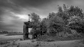 Überreste der Sandgewinnungsanlage im Ooijpolder bei Nijmegen von R Smallenbroek