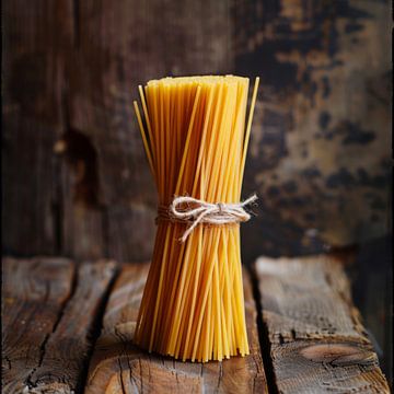Spaghetti bundel - Perfecte keukenposter van Poster Art Shop