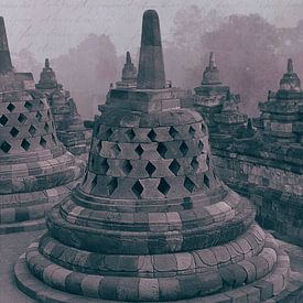 Stupa Borobudur Indonésie sur Studio Papilio