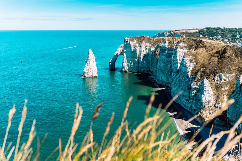 Krijtrotsen van Étretat van Alex van der Aa