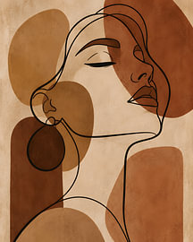 Earthy Lines von TheArtfulGallery