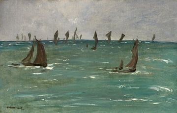 Bateaux à Berck-sur-Mer, Edouard Manet