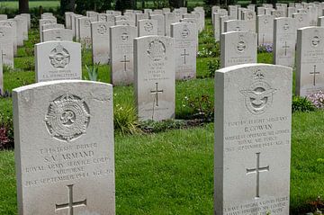 Oosterbeek Nederland Airborne Britse en Poolse begraafplaats van Richard Wareham
