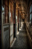 A train wagon like the Orient Express