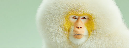Plus silencieux que le silence | Portrait d'un singe