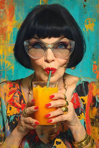 Een slokje levensvreugde