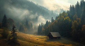 Almzauber im Morgendunst