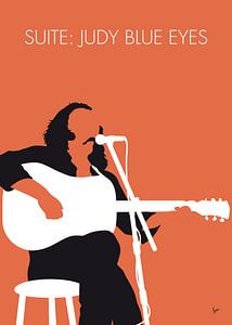 No173 MY Crosby Stills and Nash Minimal Music poster sur Chungkong Art