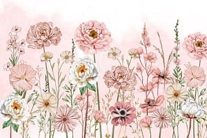 Fleurs pastel