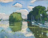 Seine bei Poissy, Albert Marquet, 1908 von Atelier Liesjes Miniaturansicht