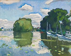 Seine bei Poissy, Albert Marquet, 1908