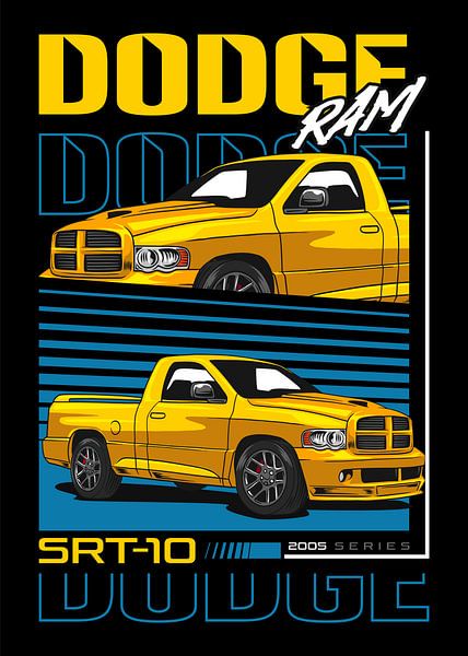 Dodge Ram SRT-10 Muscle Car by Adam Khabibi