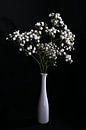 Nature morte avec gypsophile dans un vase blanc par Felix Sedney Aperçu