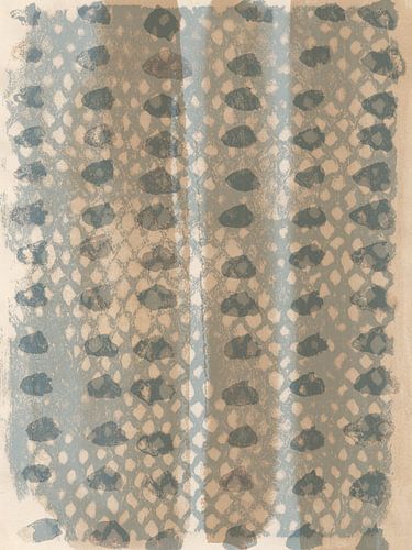 Wabi-sabi aquarel neutrale kunst in