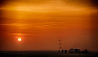 Sonnenuntergang auf Fanø von Dirk Bartschat Miniaturansicht