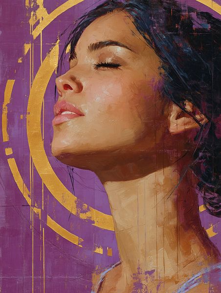 Divine Moment - Moderne interpretatie van klassieke portretkunst van MArt