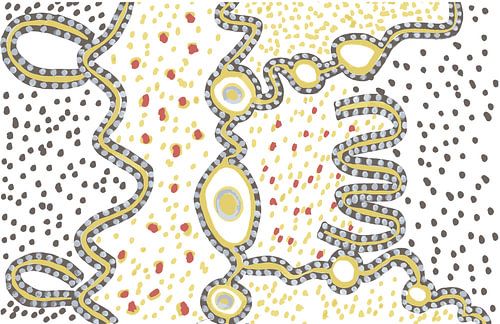 Gelbe Heimatorte von Julien Willems Ettori