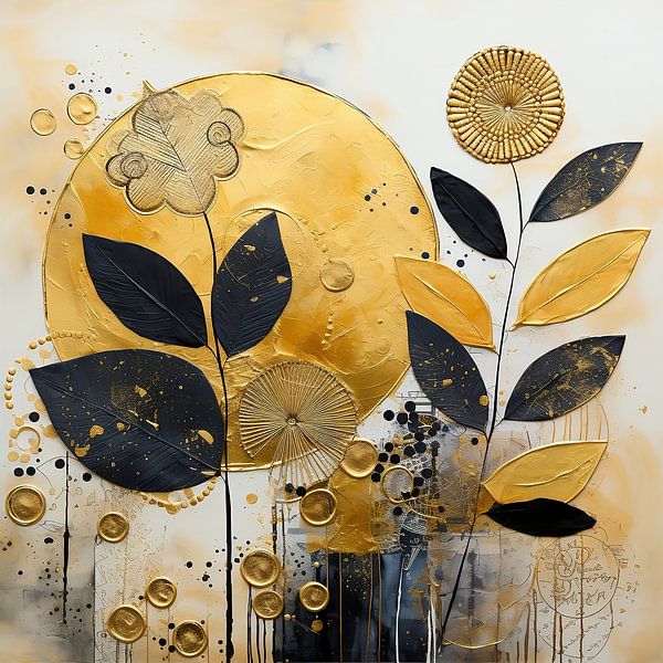 Botanische Serie: gold/gelb (3) von Ralf van de Sand