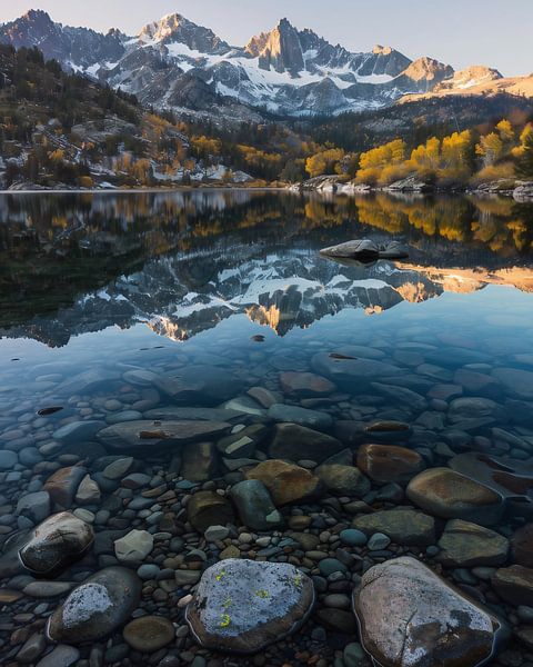Sonnenkuss für Bergriesen von fernlichtsicht