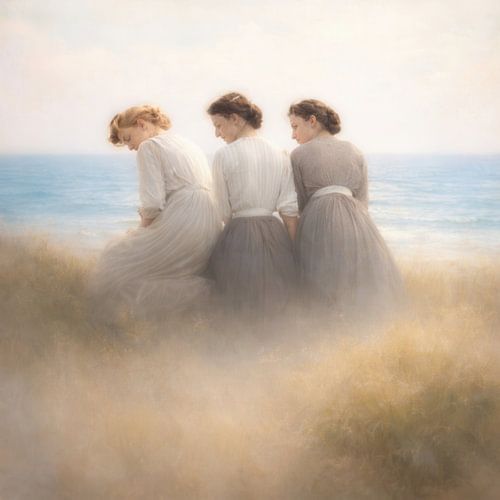 Schwestern-Tag am Strand