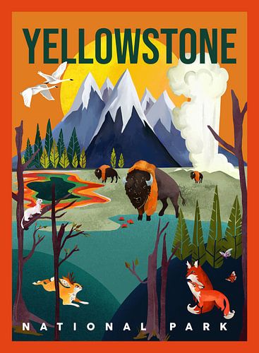 Yellowstone National Park Reiskunst