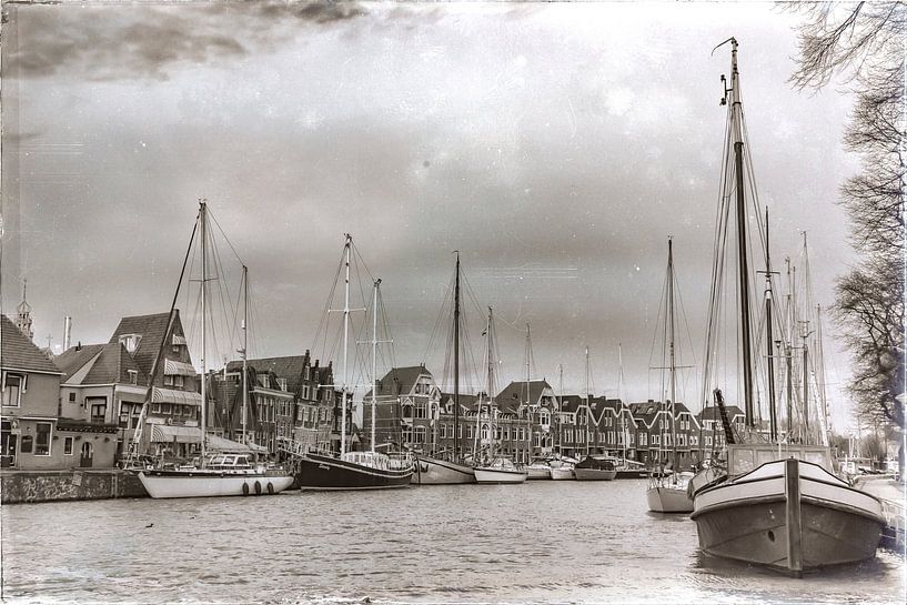 Blick auf den Hafen von Hoorn von Jan van der Knaap