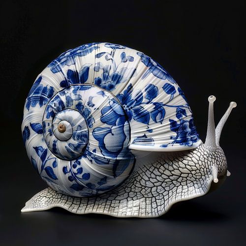 Delft Blue Snail