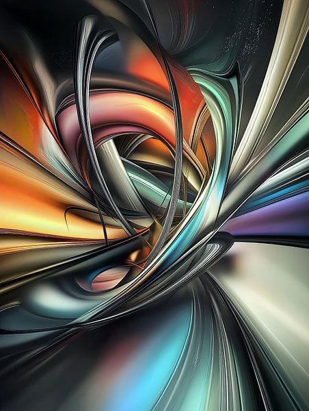 Whirl of Dimensions IX by Rene Ladenius Digital Art