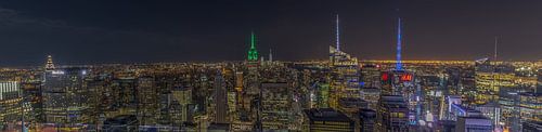 Panorma Ney York bij Night