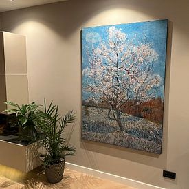 Kundenfoto: Der rosa Pfirsichbaum - Vincent van Gogh, als artframe