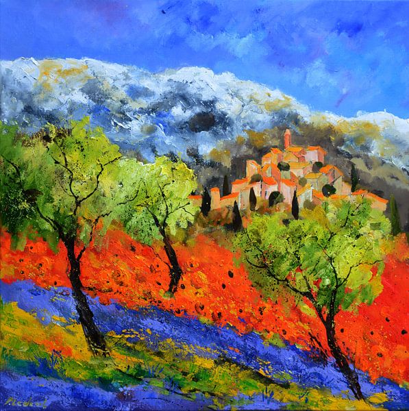 coquelicots en provence von pol ledent