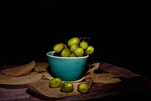 Druiven in een schaaltje