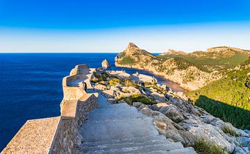 Cap Formentor, kliffen kustlijn, Mallorca, Balearen van Alex Winter
