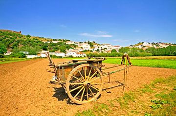 Dorpsgezicht van Aljezur in Portugal van Eye on You