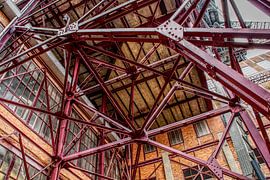 Metal construction B-mine site Beringen by Joel Houbrigts