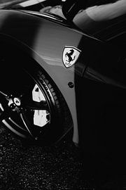Ferrari Schwarz- & -Weiß von Kelsey van Holt