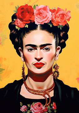 Frida Poster - Frida Kunstdruk van Niklas Maximilian