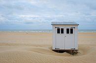 Strandhütte in Koksijde von Johan Vanbockryck Miniaturansicht