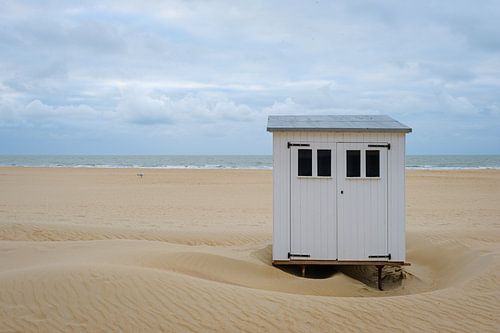 Strandcabine in Koksijde