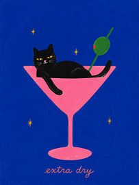 Extra dry, cocktail met kat