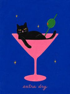 Extra Dry, Cocktail mit Katze