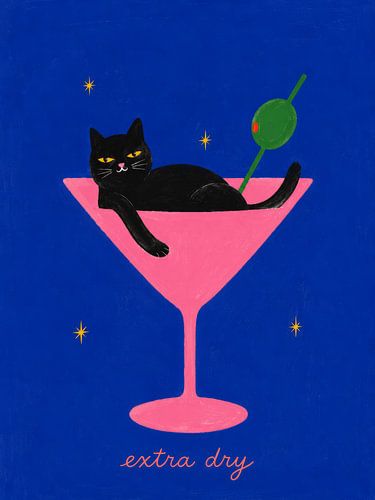Extra dry, cocktail au chat sur Studio Allee