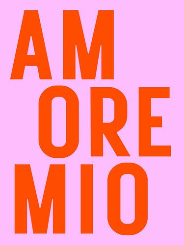 Amore mio - Roze/oranje