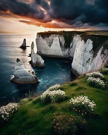 Küstenlandschaft in England