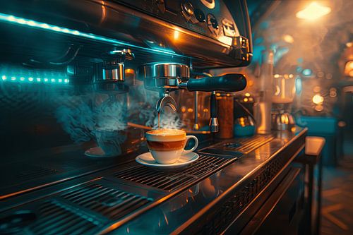 kopje koffie of cappuccino