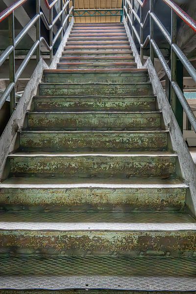 Escalier industriel en acier par Joes van Asten