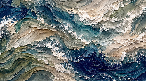 Meer-Japandi – Relief und meditativer Struktur